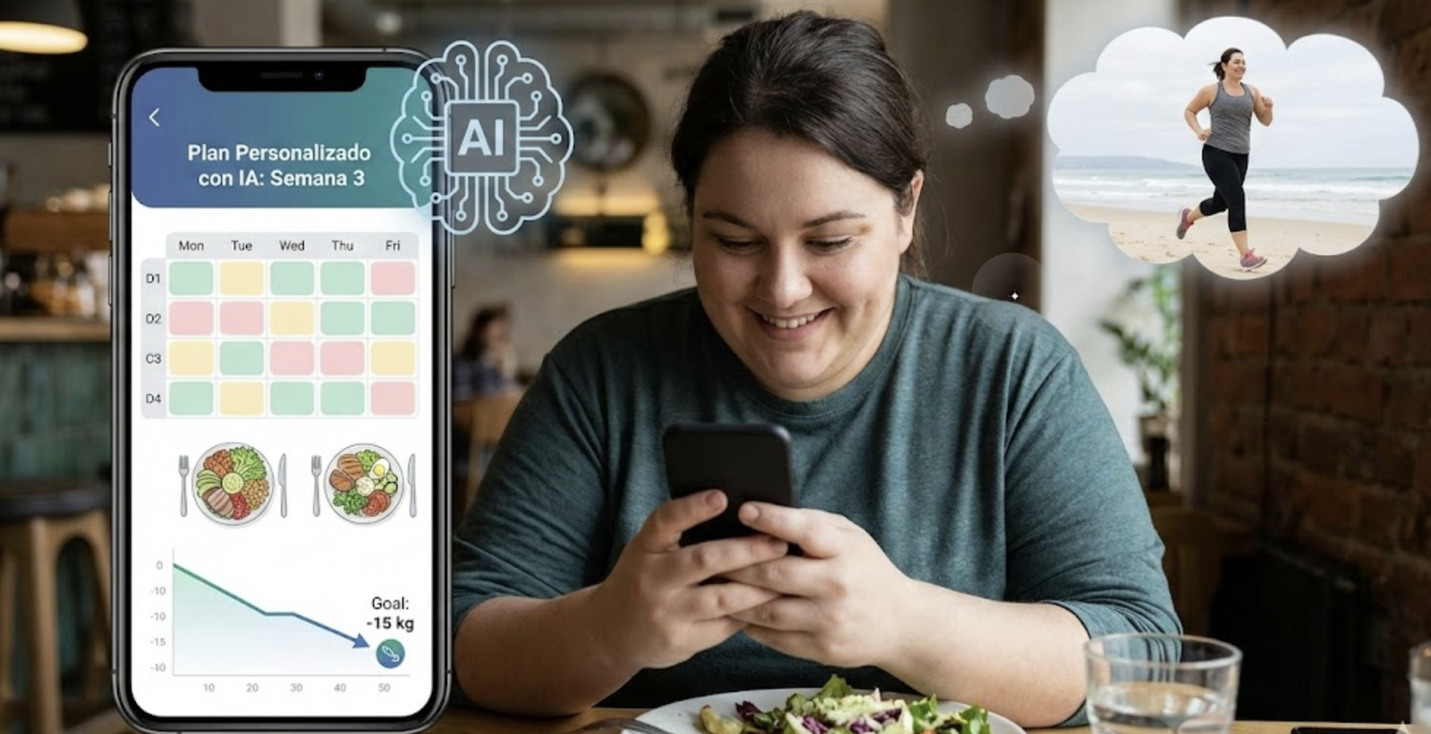 Nutrición de precisión con IA: algoritmos que analizan datos biométricos para crear planes alimenticios personalizados en tiempo real